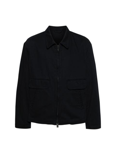 R-Single cotton shirt jacket