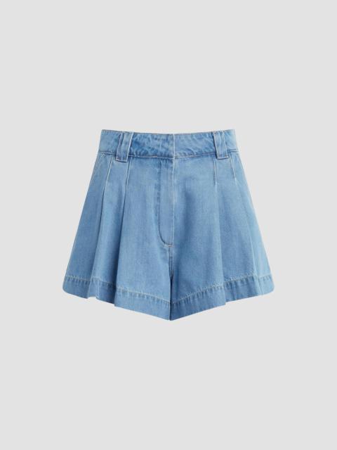 Joe's Jeans Women's The Lillie Pleated Denim Shorts - Copious