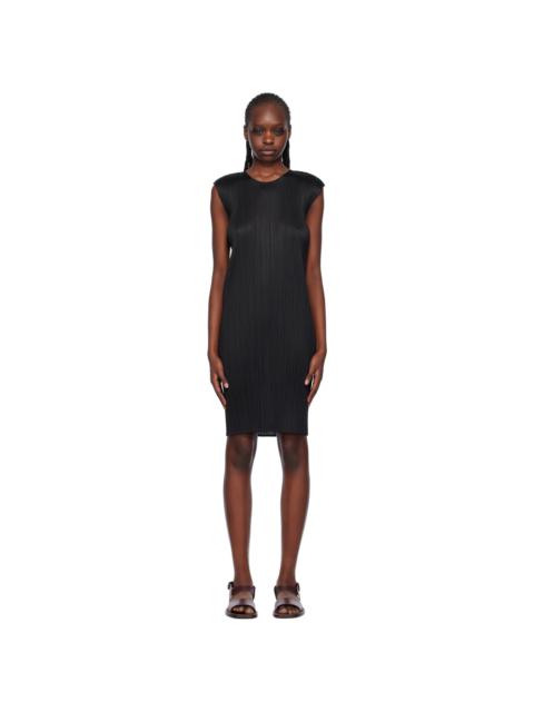 Pleats Please Issey Miyake Black Basics Minidress