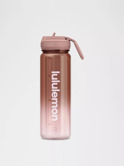 lululemon Back to Life Clear Bottle 24oz *Straw Lid