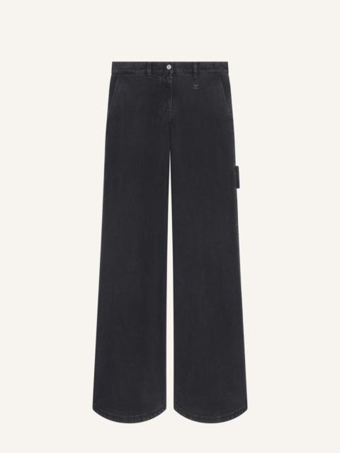 courrèges HAMMER DENIM BAGGY PANTS