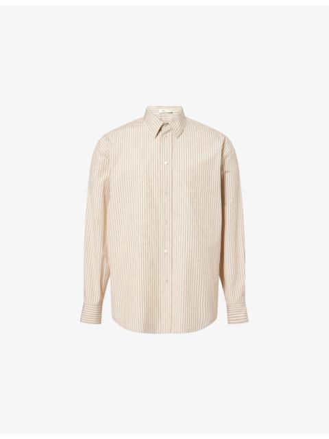 The Row Granada Striped Cotton Shirt