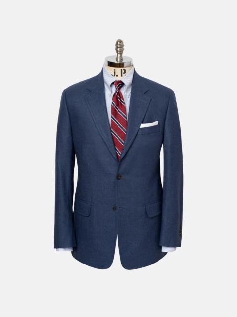 J. PRESS MADE-IN-CANADA SOLID MEDIUM BLUE WOOL SPORT COAT