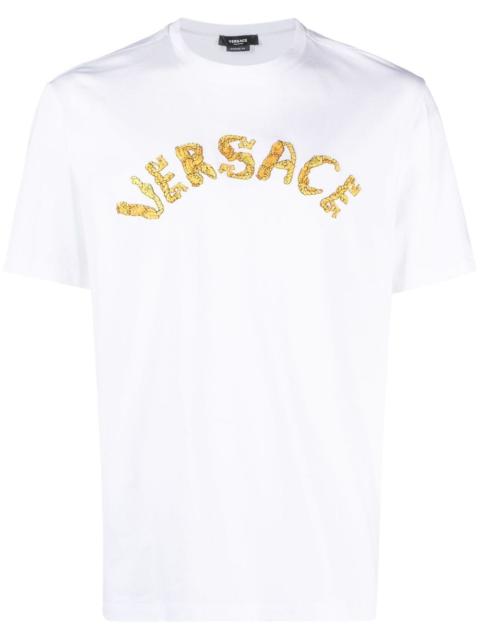 VERSACE Seashell Baroque-logo T-Shirt