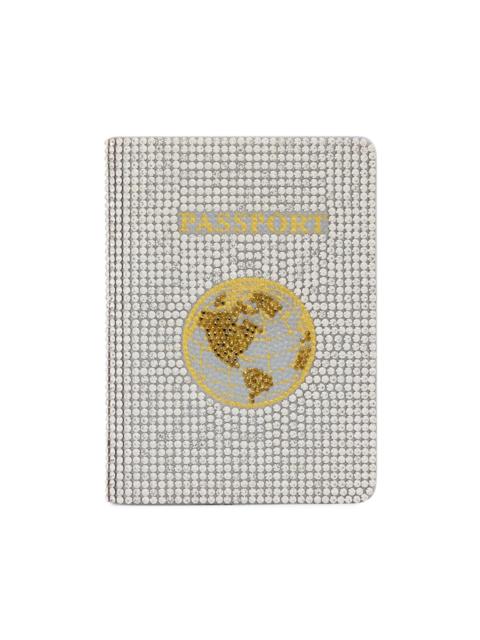 JUDITH LEIBER Women's Leather & Crystal Passport Holder - Rhine