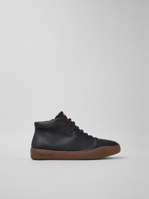 CAMPER Peu Touring Black Leather Sneakers for Women.