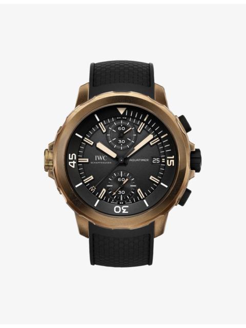 IWC Schaffhausen Aquatimer Chronograph Edition Expedition Charles Darwin Bronze Automatic Watch 44mm