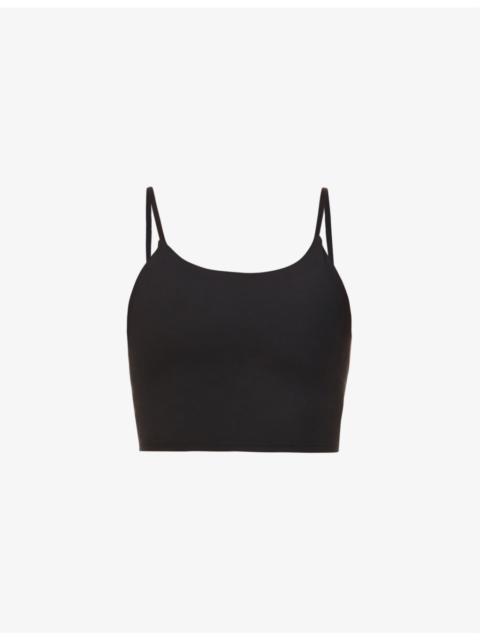 ADANOLA Tank round-neck stretch-jersey bralette