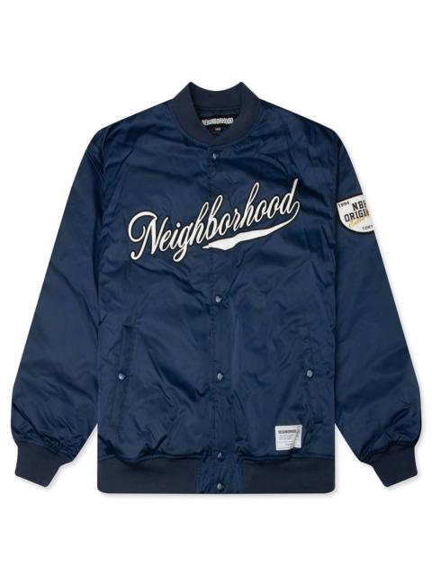 NEIGHBORHOOD BASEBALL JACKET - NAVY
