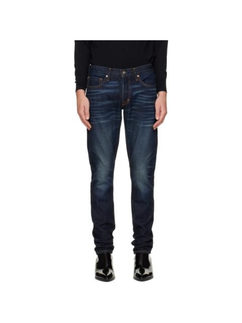 TOM FORD Blue Selvedge Slim Fit Jeans