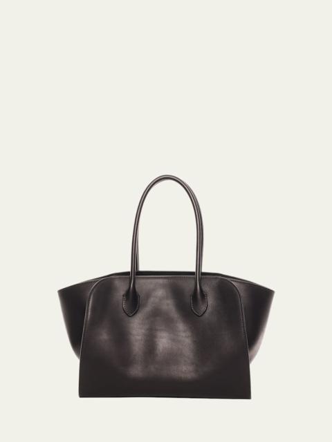 The Row Marlo 12 Tote Bag in Saddle Leather