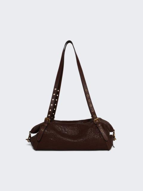 Miu Miu Leather Bag Bruciato Brown