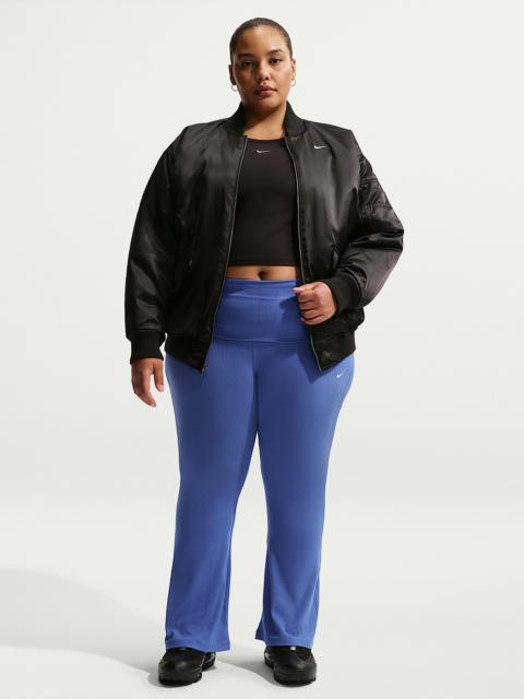 Nike Nike Sportswear Chill Knit Women's Mid-Rise Tight Ribbed Pants (Plus Size)