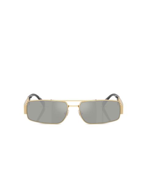 VERSACE Greca rectangle sunglasses