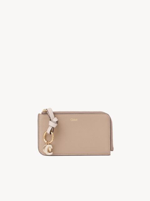 Chloé ALPHABET WALLET IN GRAINED LEATHER