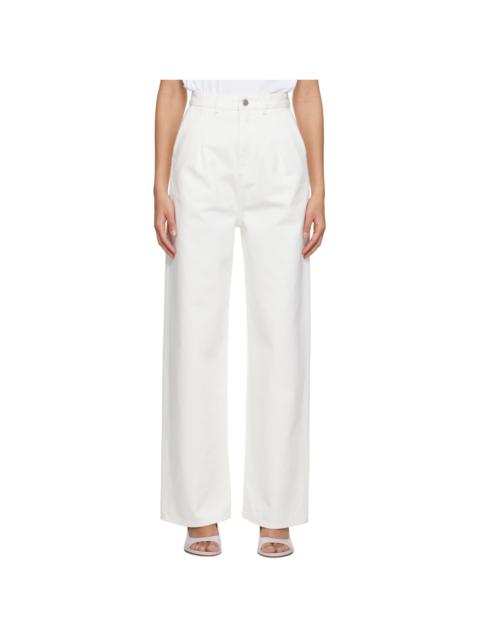 Loulou de Saison White Attu Jeans
