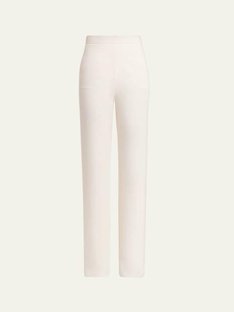 Valentino Silk Straight Trousers