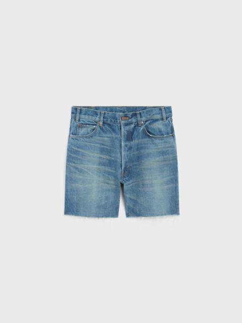 CELINE WESLEY SHORTS IN UNION WASH DENIM