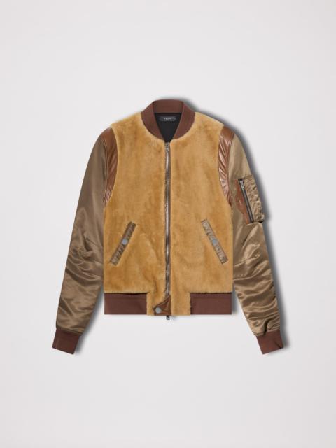 AMIRI SHEARLING BOMBER JACKET