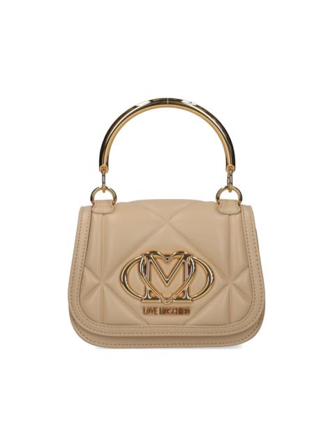 Moschino quilted logo tote bag