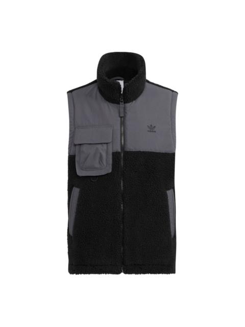 adidas adidas Originals WW Sherpa Vests 'Black Grey' IC8160