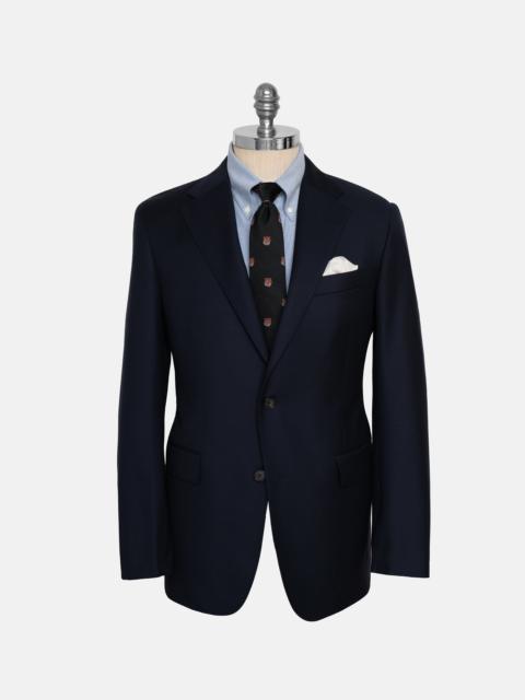 J. PRESS MADE-IN-USA NAVY TWO-BUTTON DARTED SUIT