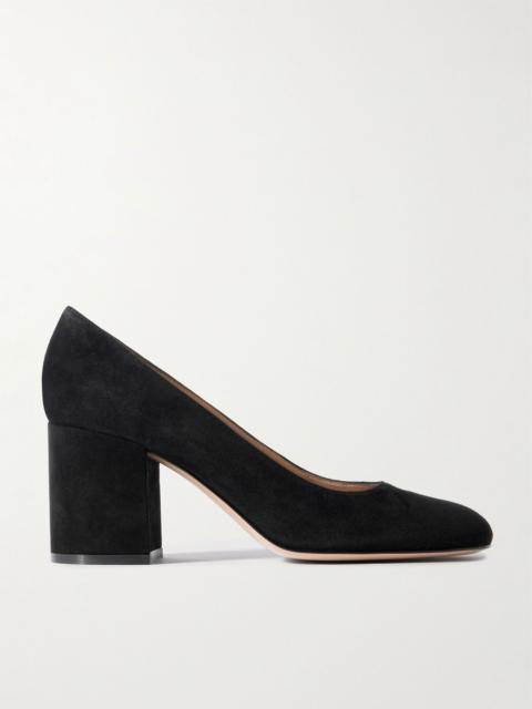 Gianvito Rossi Joelle 70 suede pumps Black