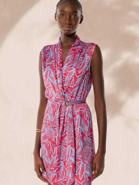 Poupette St Barth Mini Dress Clea - Pink Pop Tiger