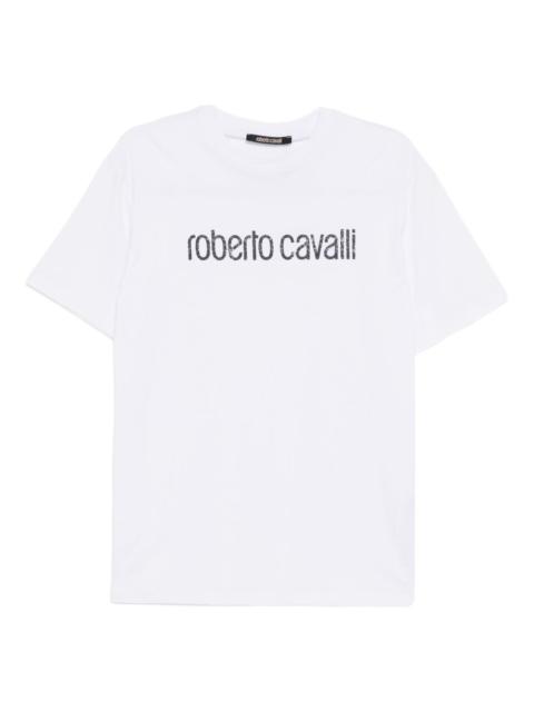 Roberto Cavalli logo-print cotton T-shirt