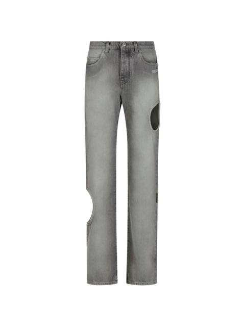 Off-White Meteor cut-out jeans