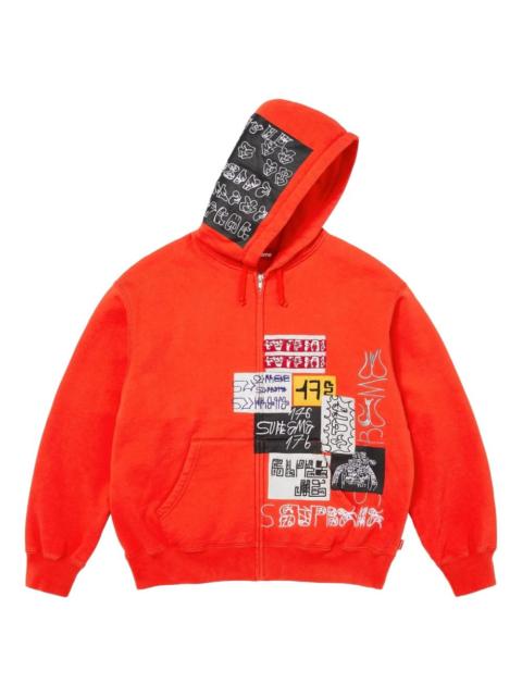 Supreme 176 zip-up hoodie