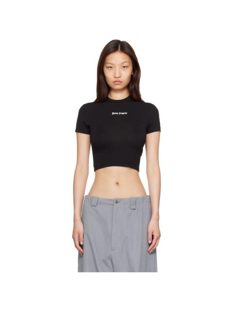Palm Angels Black Classic Logo Baby T-shirt