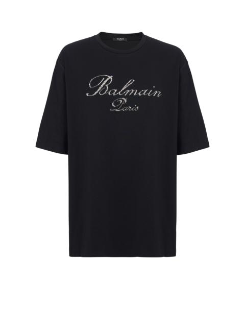 Balmain Balmain Signature embroidered T-shirt