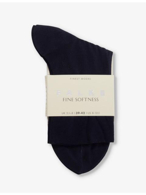 FALKE Fine Softness stretch woven-blend socks