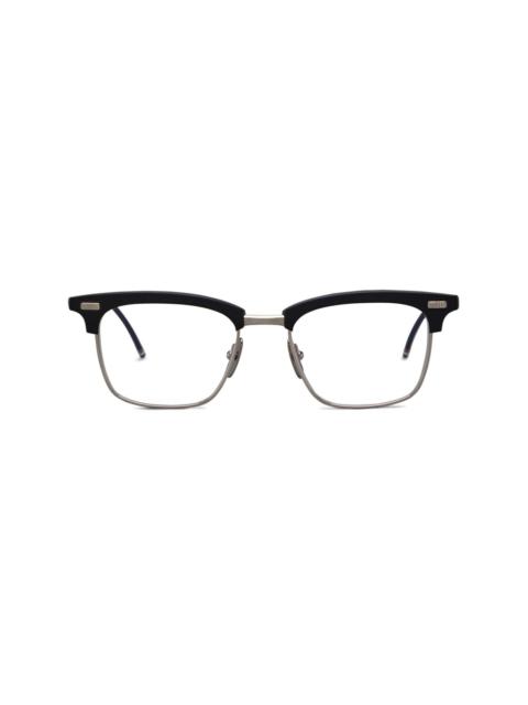 Thom Browne TB711 rectangular-frame sunglasses | REVERSIBLE