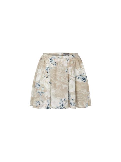Louis Vuitton Tropical Print Mini Skirt