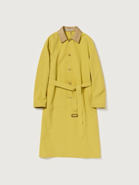 AURALEE WOOL MAX CANVAS COAT