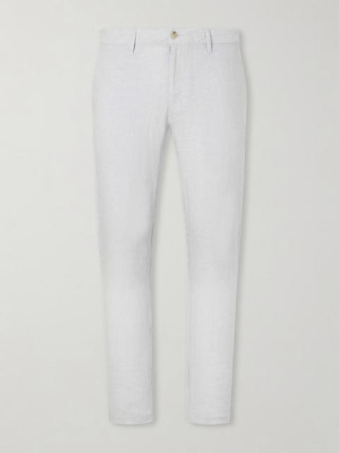 onia Straight-Leg Linen Trousers