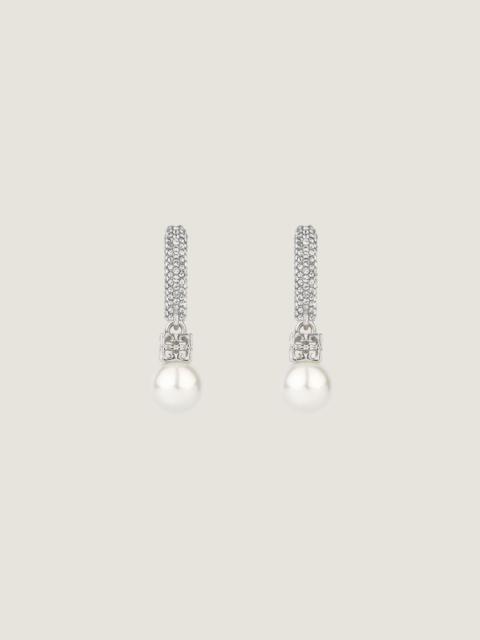 Givenchy PEARL EARRINGS IN METAL WITH CRYSTALS