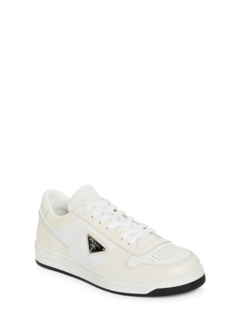 Downtown Leather Sneaker in Bianco/Avorio