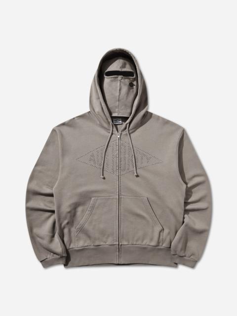 umbro Authority Zipped Hoodie Greige