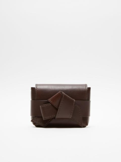 Musubi mini crossbody bag - Dark brown