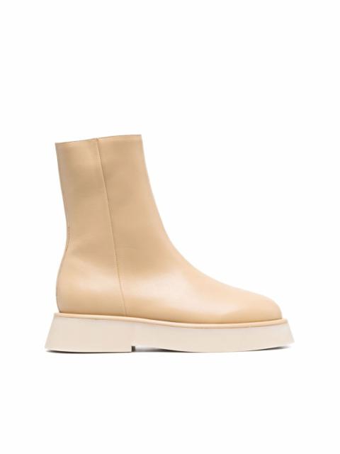 WANDLER chunky sole leather boots