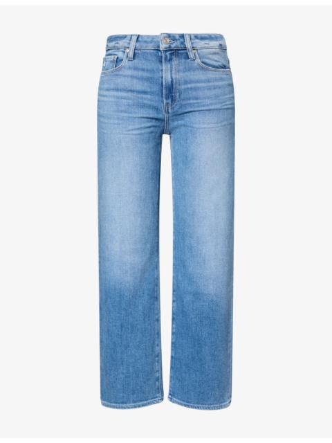 PAIGE Mason Ankle-Crop Stretch-Denim Jeans