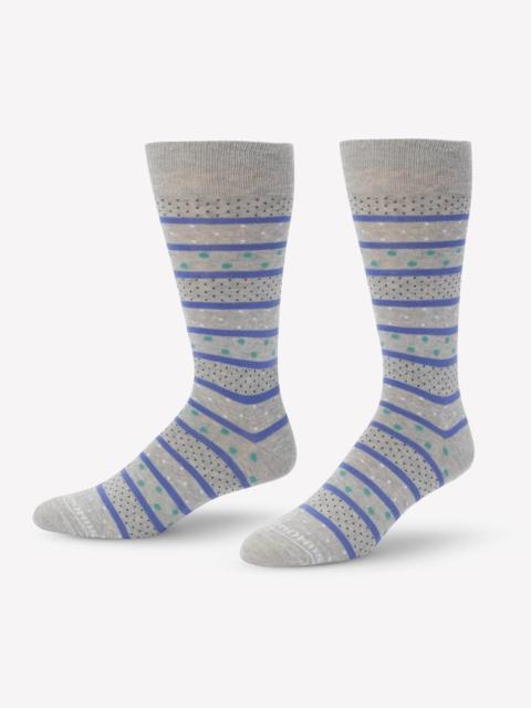 ALLEN EDMONDS Stripes and Dots Dress Socks