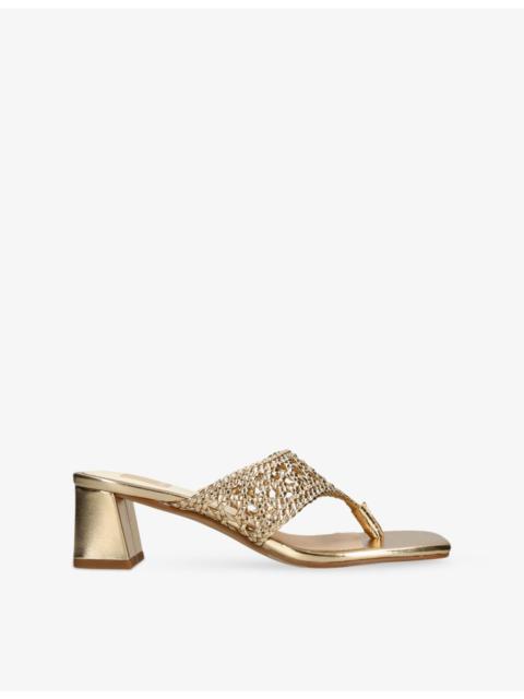dolce vita Barlo Woven Heeled Sandals