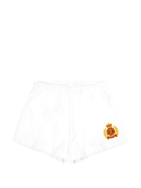 Sporty & Rich embroidered shorts