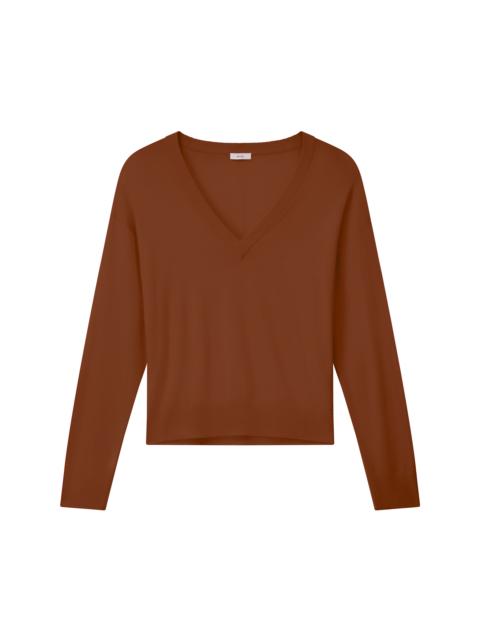 A.L.C. Nicole Fine Merino V-Neck Sweater