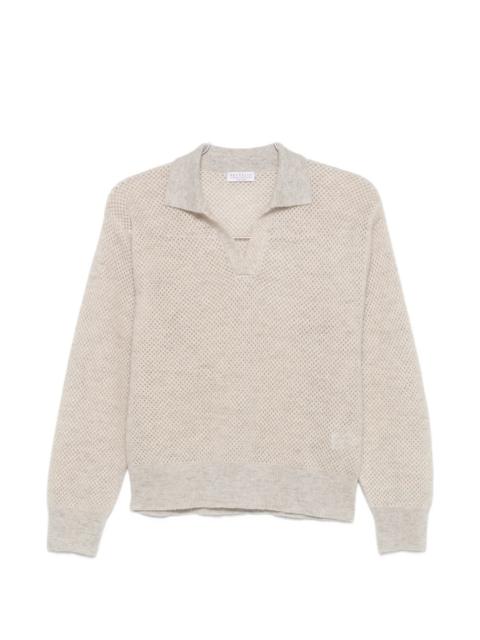 Brunello Cucinelli Brunello Cucinelli Perforated-knit Sweater