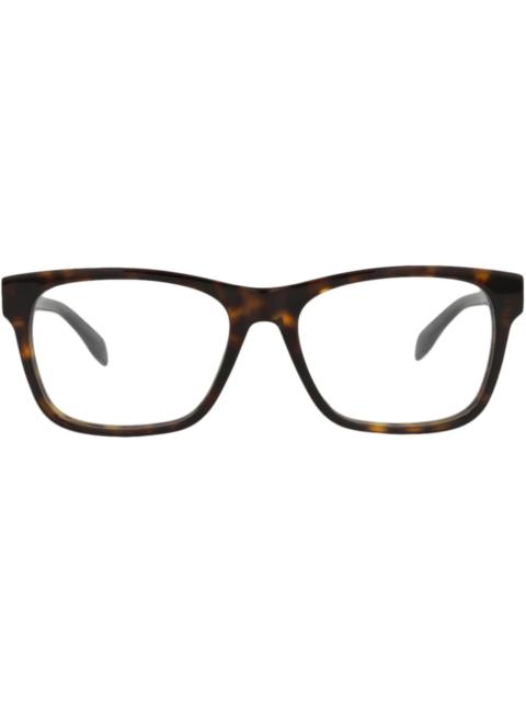 Alexander McQueen Alexander McQueen Square-Frame Acetate Optical Frames Havana Havana Transparent (AM0307O-30010911-00